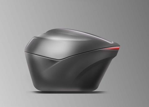 逆旋設計 - 機車行李箱外觀設計提案