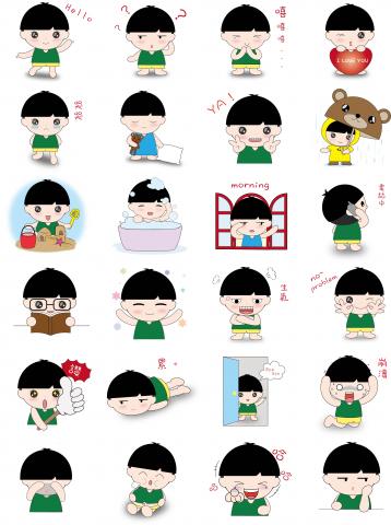 PENG YU RU - 個人貼圖設計