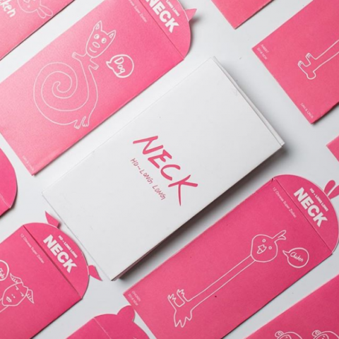 D - HO~LONGLONG NECK 特色紅包組
包裝設計,視覺設計,圖案設計,棚拍