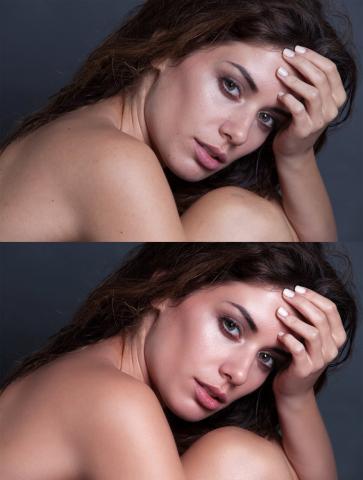 杜丹照片精修 - 皮膚精修，修出精緻的皮膚，保留原本皮膚紋理與質感，自然不假。