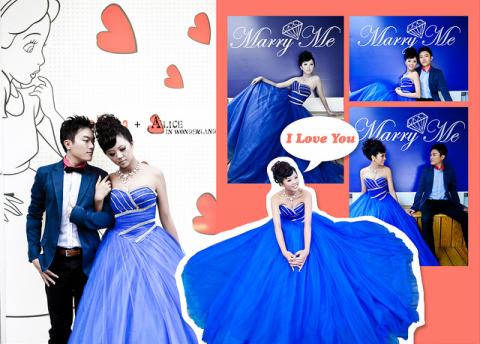 個人設計工作室 - 婚紗相本美編排版