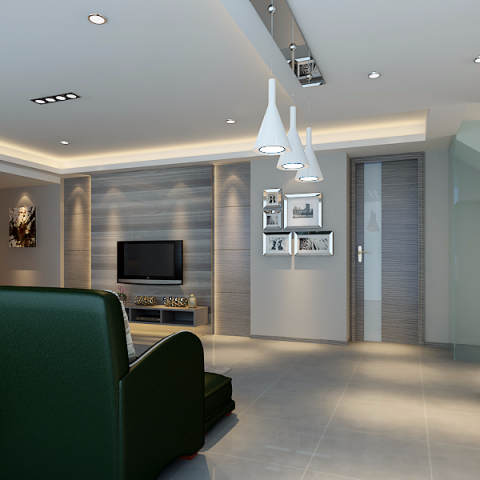 住吉內裝企業社 - 電視主牆清爽又有收納