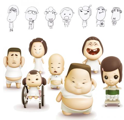 耶哇琪 - 心路基金會 公仔設計