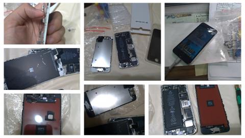 仲益資訊 - 感謝北投許小弟，光顧維修。
IPhone5s 面板破裂及HOME鍵難壓，及系統重灌。