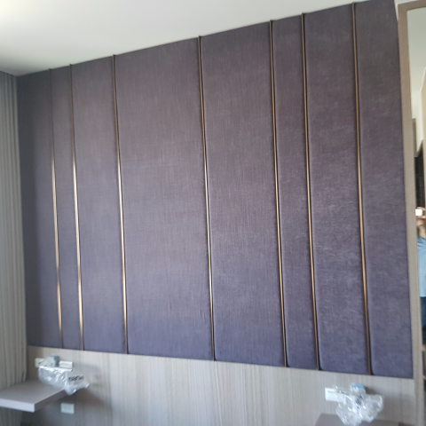 幸福家做家飾 - 床頭軟布蹦布施做