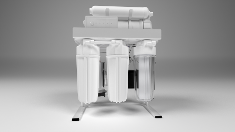 LIX - 以3ds max作出的虛擬產品、為淨水產業公司打造的RO濾水機器虛擬產品，可利用素材作出細緻產品介紹（如：影片、圖片等）安裝說明，提供消費者理解的便利。