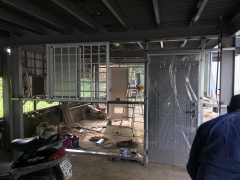子琪鋼鋁 - 外勞炊事廚房搭建-施工中