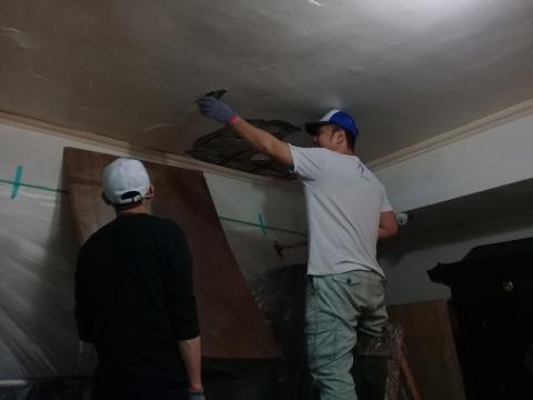 好運工程 - 天花板批土