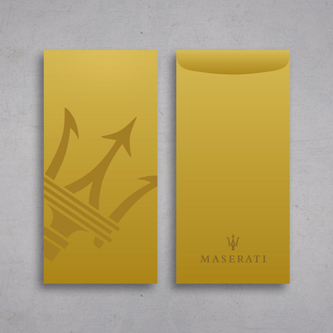 林士強 - 瑪莎拉蒂Maserati新年紅包袋設計。