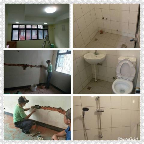 裕申工程行(冷氣水電裝修工程) - 老屋迎接新婚夫妻電線線路重整與衛浴更新