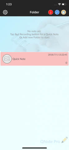 誠果資訊科技 - QNotePro - voice recording, images taking, note taker App - the List