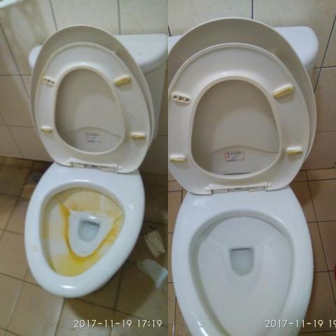 張小姐（ 立淨居家清潔） - 馬桶清潔前後