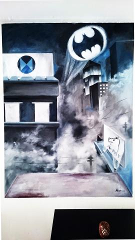 好藝思美術設計 - 英雄主題餐廳彩繪