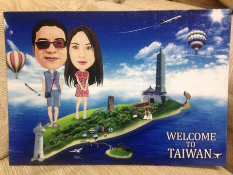 惠芹 - Q版 客製化畫布