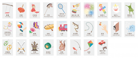 Yaosheng Design - 音樂的想像力遊戲_四手聯彈音樂專輯（桌遊產品設計）
（28張小卡）