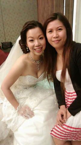 鈺蓁新秘 - 新娘指定的結婚當天造型  感謝讓我有機會服務妳們認識妳們 &hellip;妳們真好&hellip;