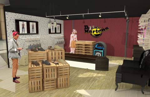 Lenna.idesign - Dr Marten’s pop up store/ 快閃店