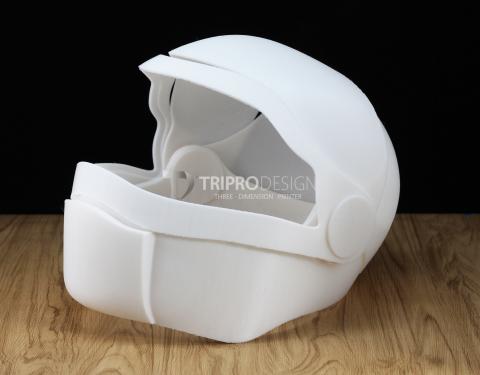 亦起3D列印 - 1：1安全帽
設計師：國立師範大學 林政傑、羅偉軒、陳奕宏、楊靖鋒、彭科竣 設計
我們公司負責FDM模型製作