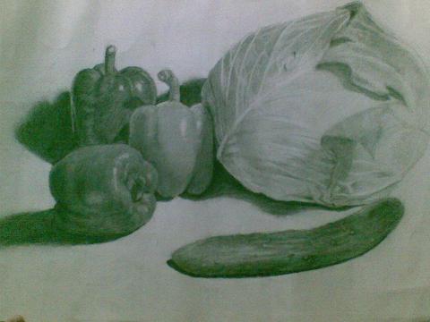 簡阡妤 - 蔬果素描