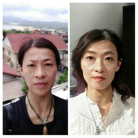 Joye整體彩妝造型 make up studio - 素人妝髮改造（白天淡妝+微波浪捲髮）