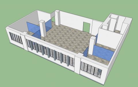 吳宗翰 - 不鳥穀博愛總店(共同工作空間)-3D建模
