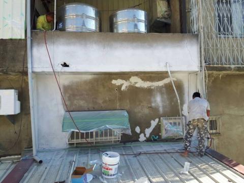 鴻德工程 - 外牆修補   隔熱+防水