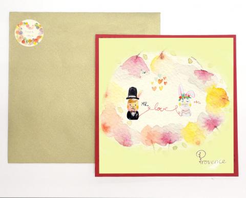 Q's - 喜帖的平面設計