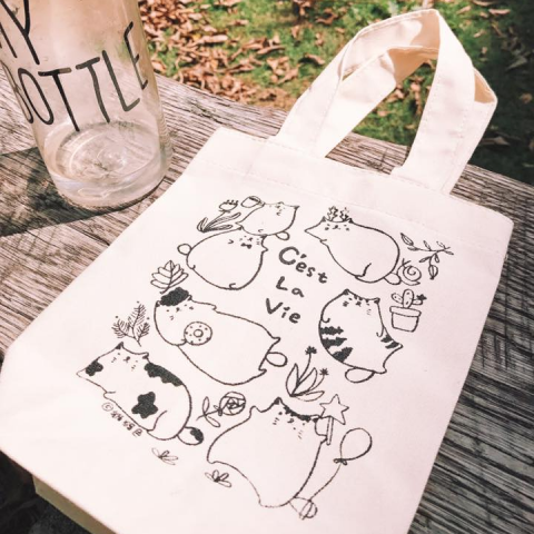 Vera Wu - 飲料袋插畫設計