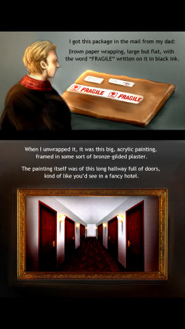 Mᴏᴛʀɪᴄ 角色/插畫狂想 - Have You Seen This Painting of A Hallway?
有人看見這幅畫嗎？

全彩漫畫練習
-
原故事網址：http://ppt.cc/eIfc