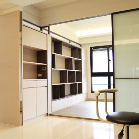 宏宇設計(專業設計公司及綜合建材銷售) - 書房實作!!