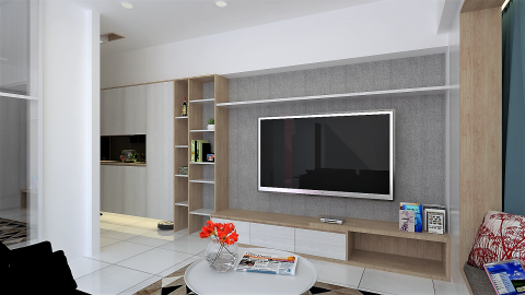 CHENCH 空間設計及3D繪製設計個人工作室 - 大廈住宅空間規劃3D示意圖