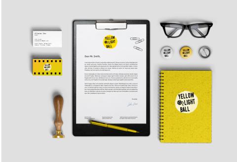 艾力話粉筆 - 企業識別系統設計/Yellow Light Ball