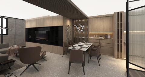 吾界設計 - 新營公寓 老宅改造 - 餐廳