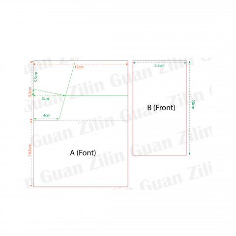 ZLG DESIGN - 皮革皮夾設計-版型圖
