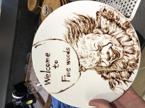 柏瑋藝術工作室 - 巧克力醬畫盤