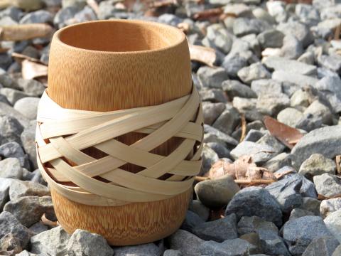 私房設計 - 竹會竹編杯套 商業攝影