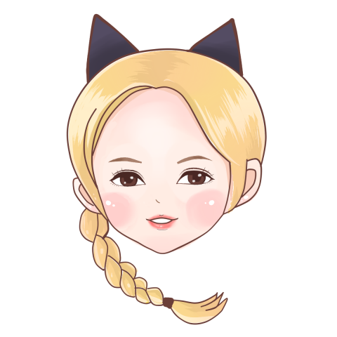 笨熊聯盟 - 客人要用在名片上的個人圖 風格略Q版優雅