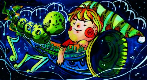 YIA - 《仲夏夜之夢》
用具：麥克筆、色鉛筆、代針筆、牛奶筆