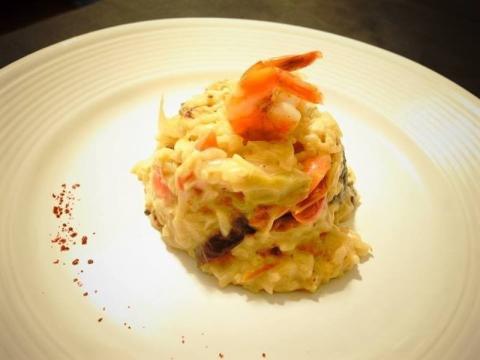 創意與傳統的火花．Shawn私廚 - 起士奶油海鮮燉飯(位上)