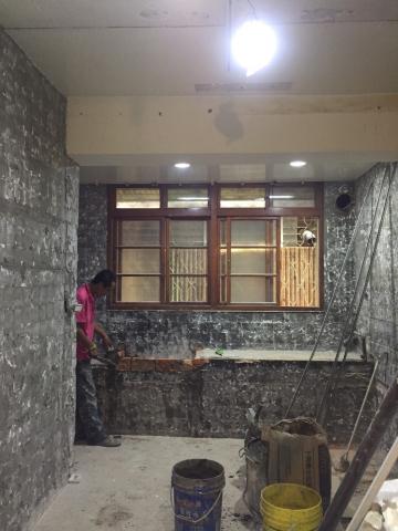 仁祥泥作工程 - 廚房打底前