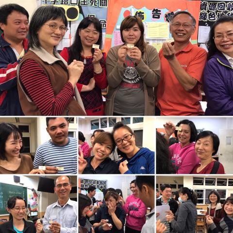 英語通  - 中台灣社區大學成人美語課程：找人配對課堂活動