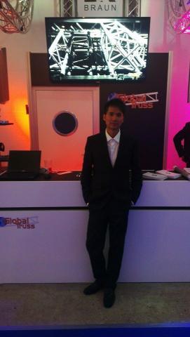 蔡明晏 - 2014俄羅斯莫斯科舞台設備展覽口譯