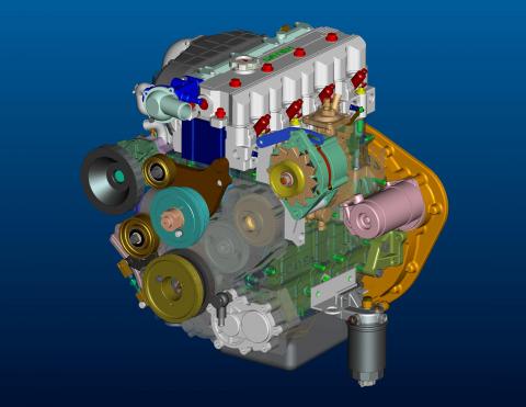 蔡先生 - 柴油引擎3D圖