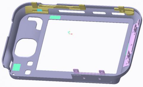 宇畫設計-林建穎 - 手持式背蓋壓鑄件設計
