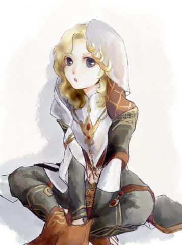 張卉宣 - 簡易插畫(劍三明教鶴夢校服同人