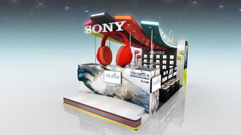 樂．創意設計工作室 - 3D設計建模-sony展場的設計，曾新聞報導~~~