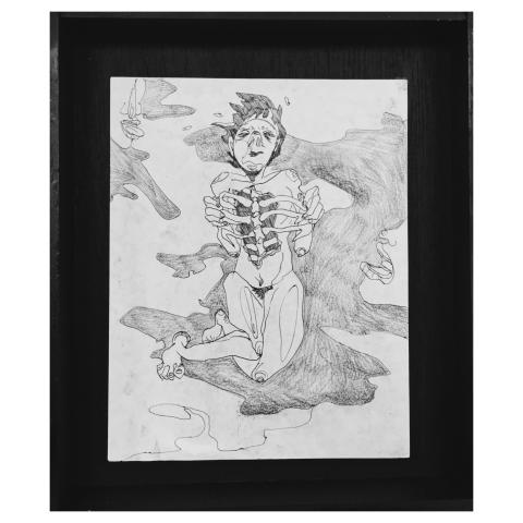 DNTLAMLT_Illustration and Design - 便條紙塗鴉系列，黑白線條插畫