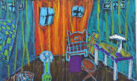 張雅閔 - 學生習作/複合媒材/小一/特殊規格