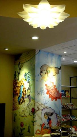 彩繪希望工作室 - 小美人魚，板橋月子中心空間主視覺