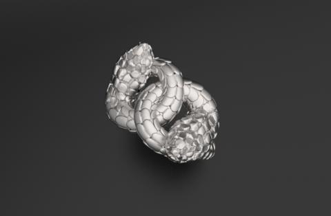 郭晉楓 - 3D模型蛇戒指彩現圖1